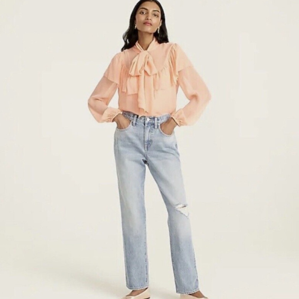 J. Crew Women's Slouchy Boyfriend Jean in Basin Wash - Size 27